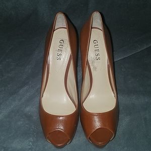 Guess Peeptoe Platforms